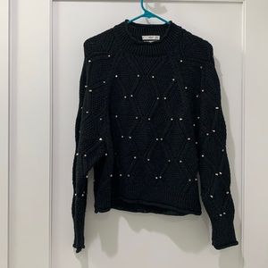 Mango black sweater in size xs